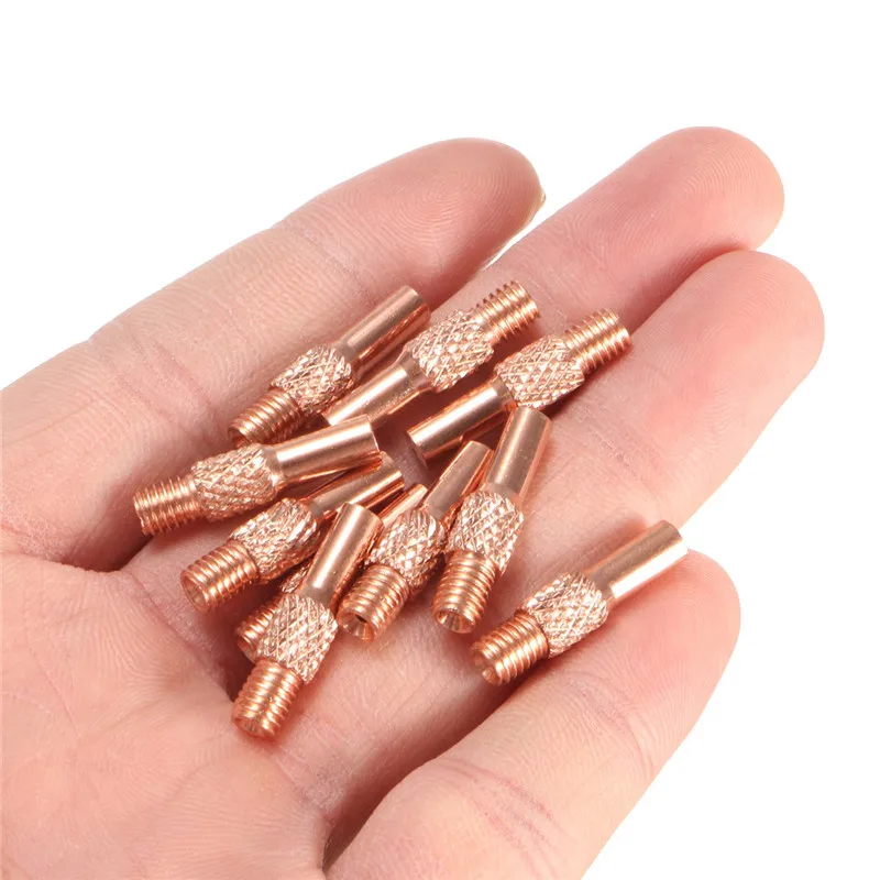 10 шт. сварочный пистолет контактные наконечники 0 8 мм для пистолета MIG Spool