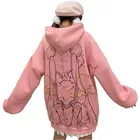 Женский милый мультяшный свитшот в Корейском стиле уличный Ангел Сейлор Мун кавайный аниме Харадзюку худи Модный Графический пуловер Топ