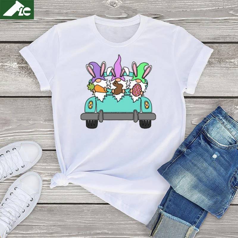 

Easter Gnomes In Truck Happy Easter Bunny Gnomes Egg Summer T Shirt Women Men Easter Family Clothes Oversize T Shirt Graphic Tee