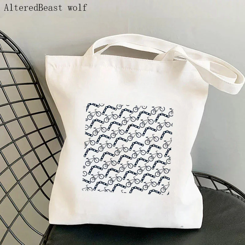 

Women Shopper bag Bicycle Extreme Freedom Kawaii Bag Harajuku Shopping Canvas Shopper Bag girl handbag Tote Shoulder Lady Bag