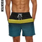 Escatch мужские спортивные пляжные брюки для бега, быстросохнущие мужские шорты для серфинга, мужские купальники для спортзала