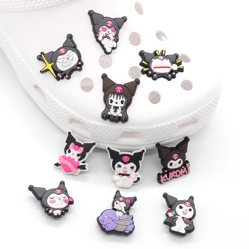 

1pc Cute Cartoon PVC JIBZ Croc Charms Accessories Fit Clogs Sandals DIY Funny Garden Shoe Decoration Kids Xmas Gifts
