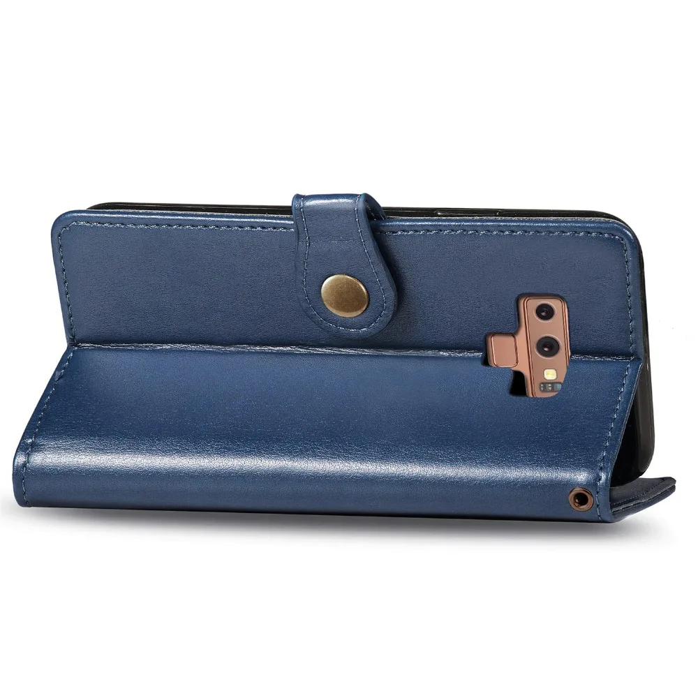 Business Flip Leather Wallet Cover Case For Samsung Galaxy A10 A20 A40 A50 A70 M10 S8 S9 S10e S10 Plus Note 8 9 10 Pro J2 Prime