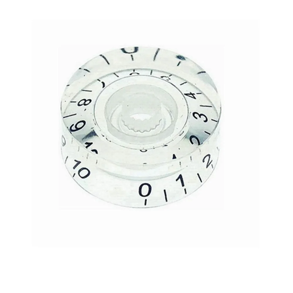 4 pcs transparent speed control knob tone volume control knöpfe für lp sg e gitarre free global shipping