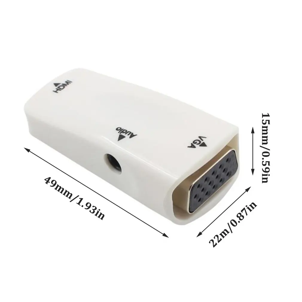 HDMI VGA конвертер с аудио адаптер hdmi vga к Женский MaleFor ноутбук/мобильный