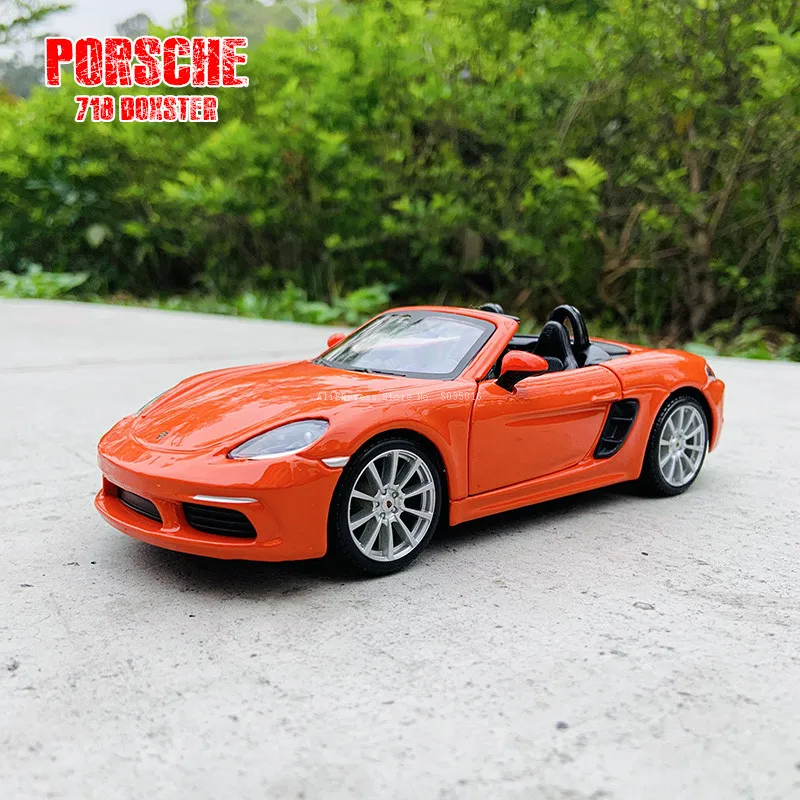Модель автомобиля Bburago из сплава 1:24 Porsche 718 Boxster|Наземный транспорт| |