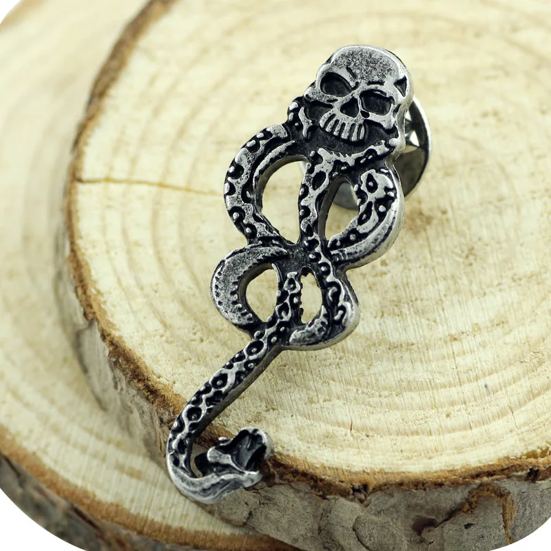 

Potters Jewelry Cool DEATH EATERS Brooches Retro Snake Brooch Pins For Fans