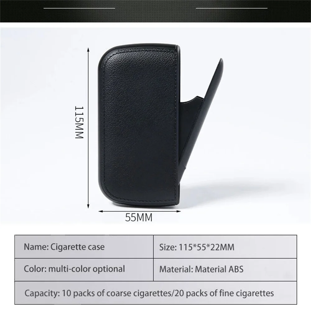 Чехол для сигарет из искусственной кожи с USB-разъемом плазменная дуга зажигалка