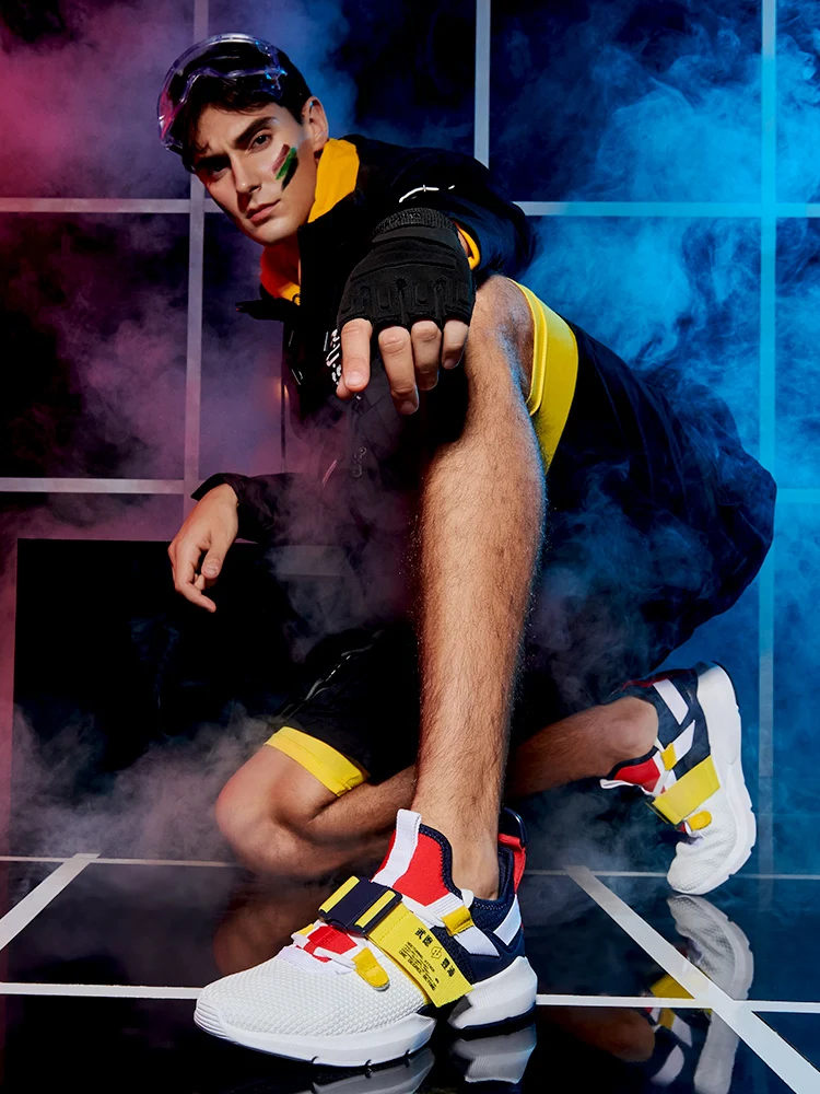 361 градусов CF Мужская обувь для прогулок спортивные кроссовки из ТПУ поддержка