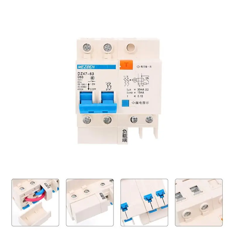 

1pc Protection Device Circuit Breaker Leakage Breaker Breaker Machine Protector Home