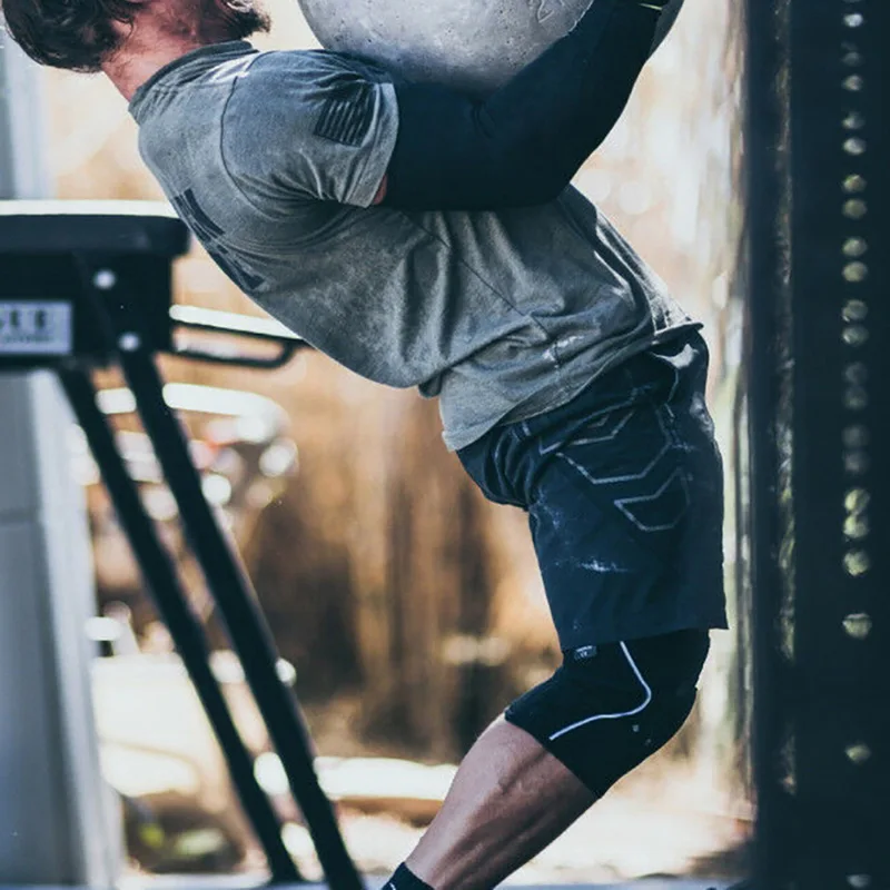 Неопреновые наколенники для тяжелой атлетики 7 мм компрессионные пауэрлифтинга