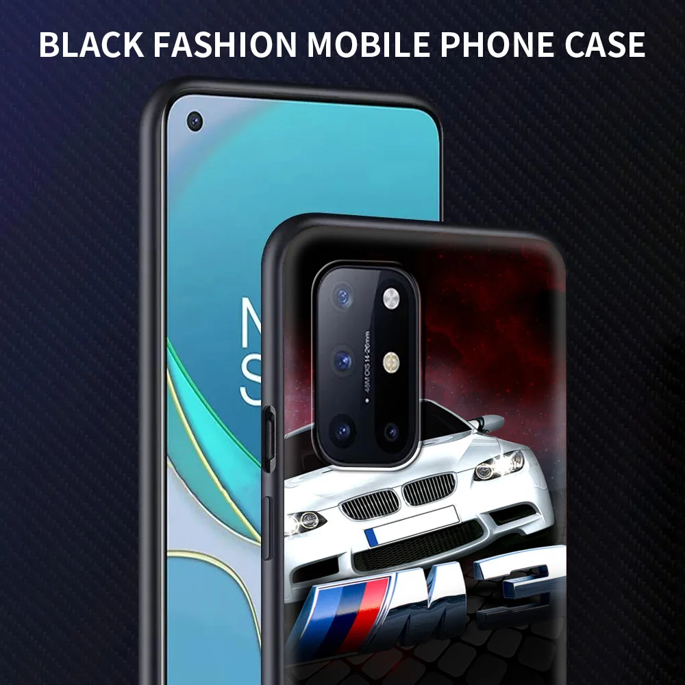 blue red b bmw car luxury phone case for oneplus nord n100 n10 7 8 9 9r 7t 8t n200 2 ce 9rt z pro 5g silicone cover shell coque free global shipping