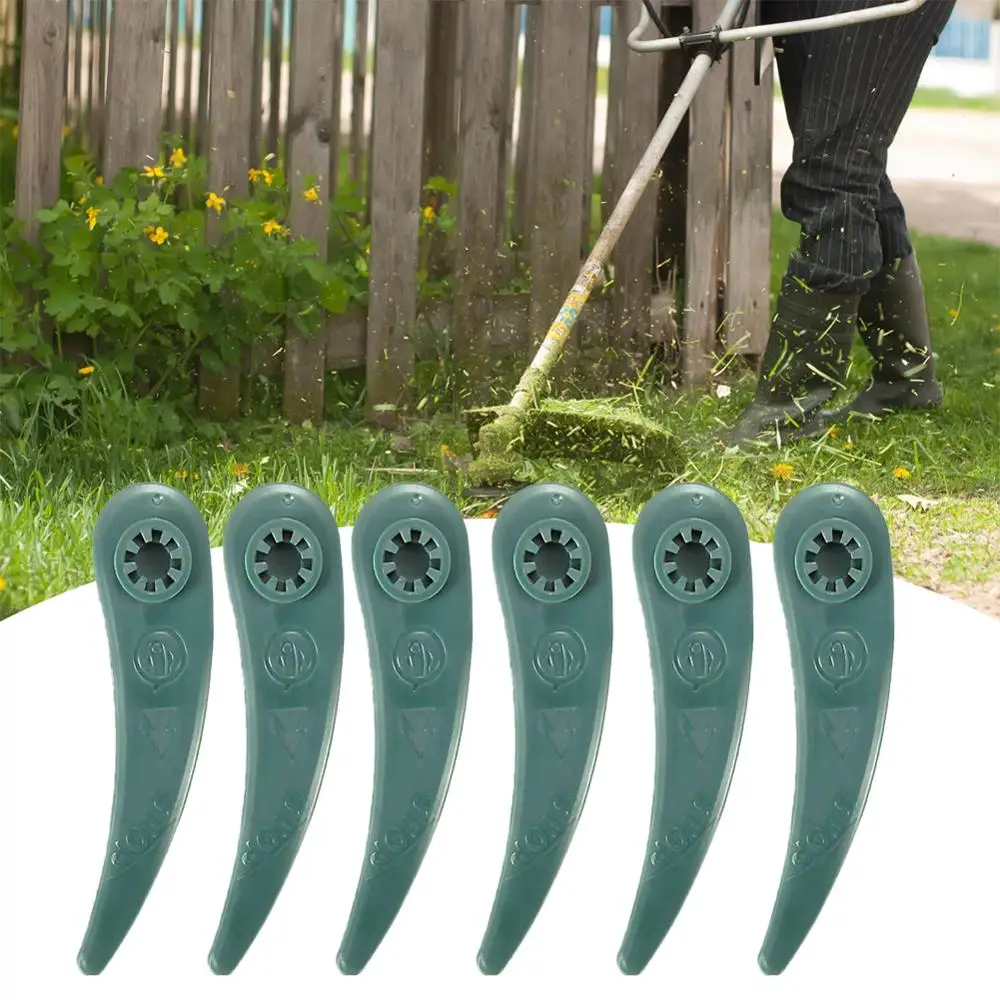 Газонокосилка 25 шт. пластиковые лезвия триммер для травы аксессуары садовых