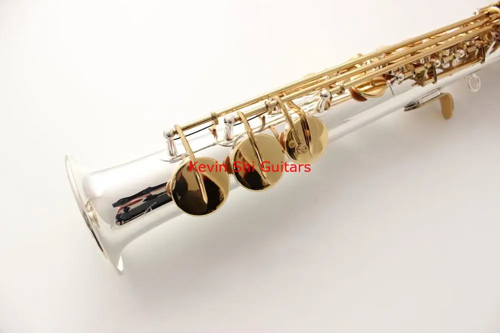 Yanagisa S-9930 сопрано Си-мажор прямой саксофон YANAGISA серебряный сплав Саксофон сопрано Sax перламутровые ключи сопрано саксофон