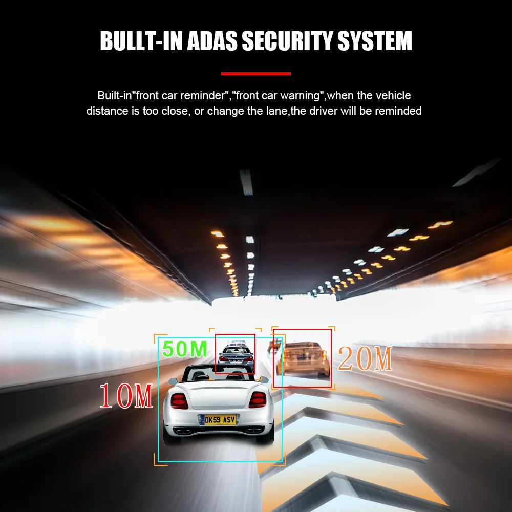 Новый Автомобильный видеорегистратор 1080P для Android плеера ADAS вспомогательный с