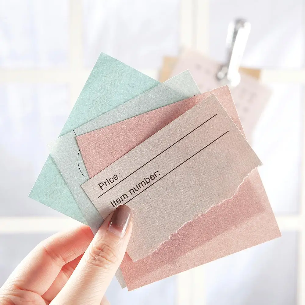

8packs/LOT retro log series fresh creative message material paper memo pad