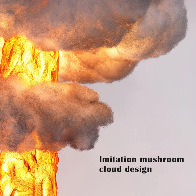 

Simulation Explosion Mushroom Clouds LED Table Lamp Eye Protection Art Desk Lamp ALS88