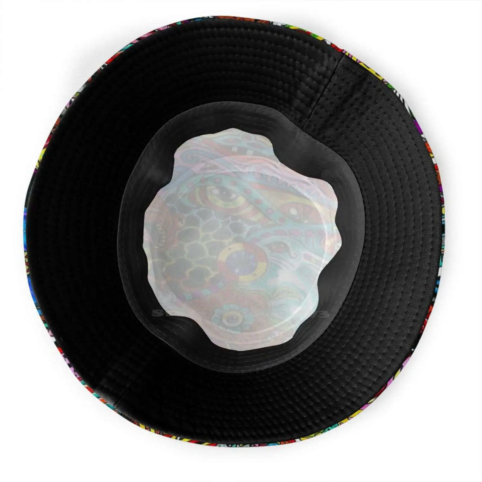 

Psychedelic Abstract 8 Korean Caps Funny Beach Bucket Hats Psychedelic Dmt Drug Acid Abstract