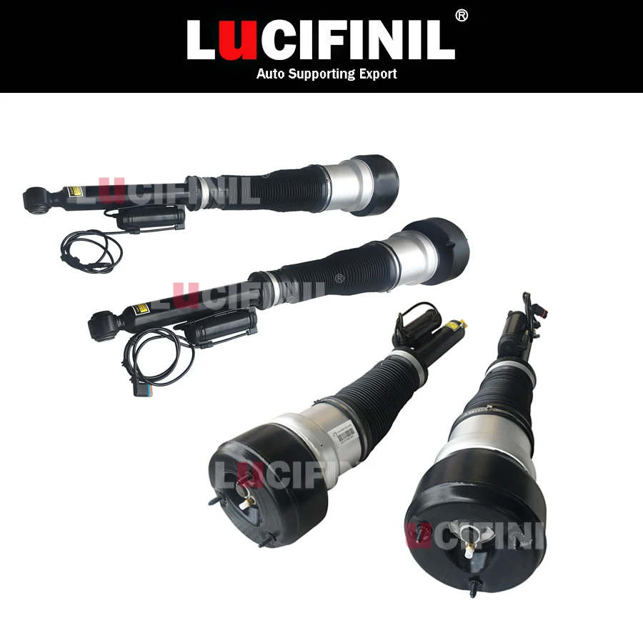 LuCIFINIL 4 шт. Новая передняя подвеска Пневматическая Пружина задний воздушный амортизатор подходит для Mercedes W221 2213209313 2213205613(5513