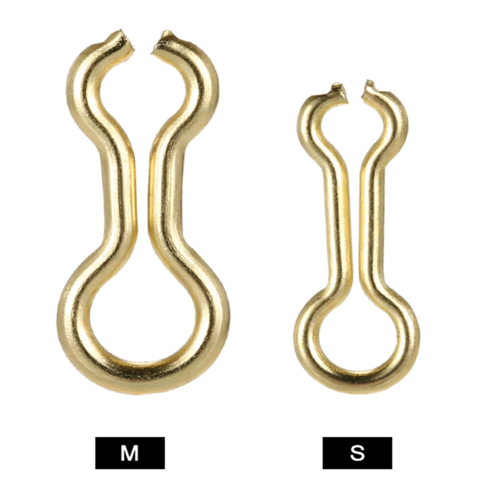 200 шт латунный грузила проволока для глаз формы рукоделия безопасность SnapsFast