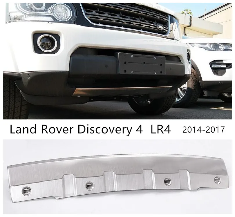

Front Bumper Guard Plate For Land Rover Discovery 4 LR4 2014 2015 2016 2017 Protector Anti-impact Stainless Steel Accessories