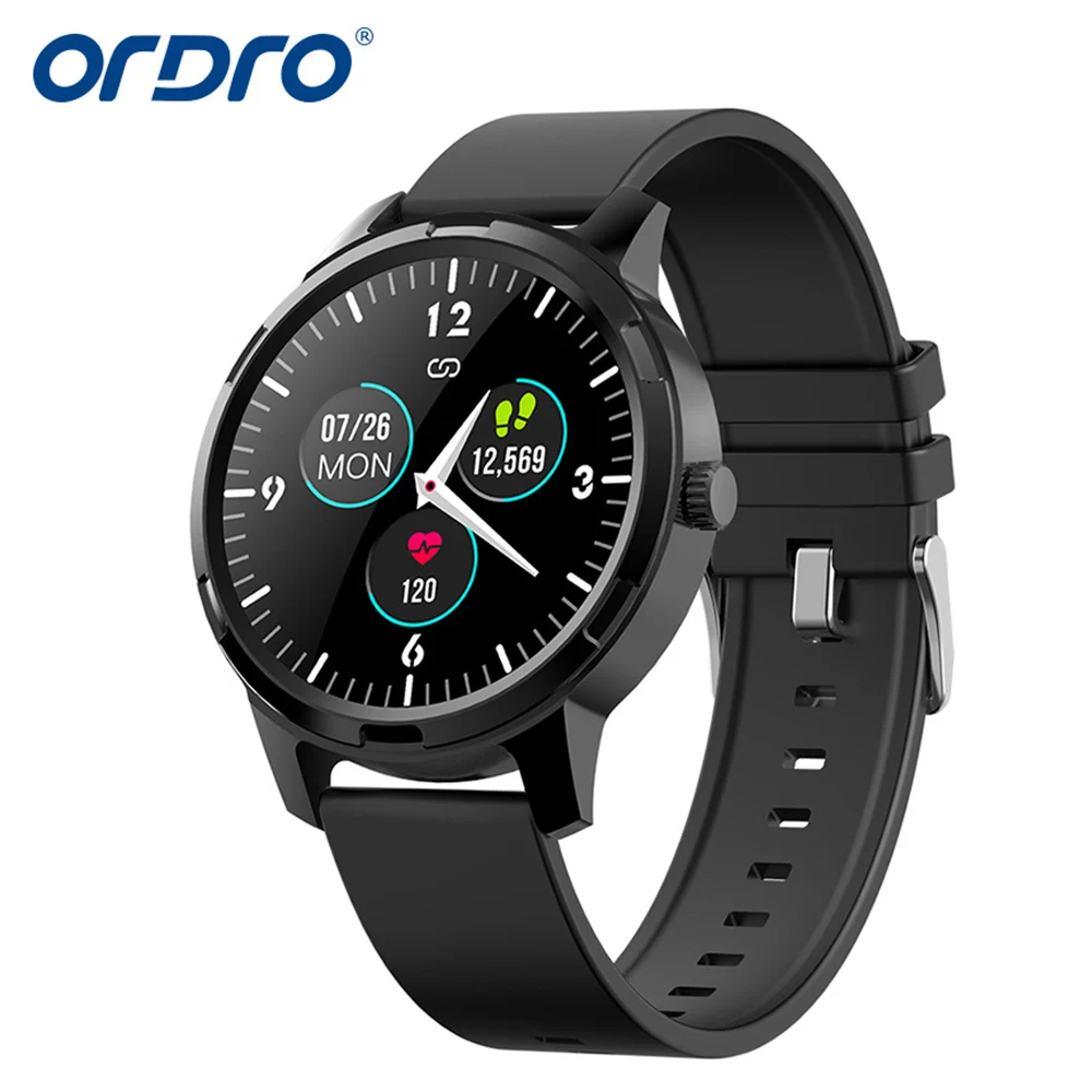 

Смарт-часы ORDRO X20, 1,3 дюйма, Bluetooth, водостойкие