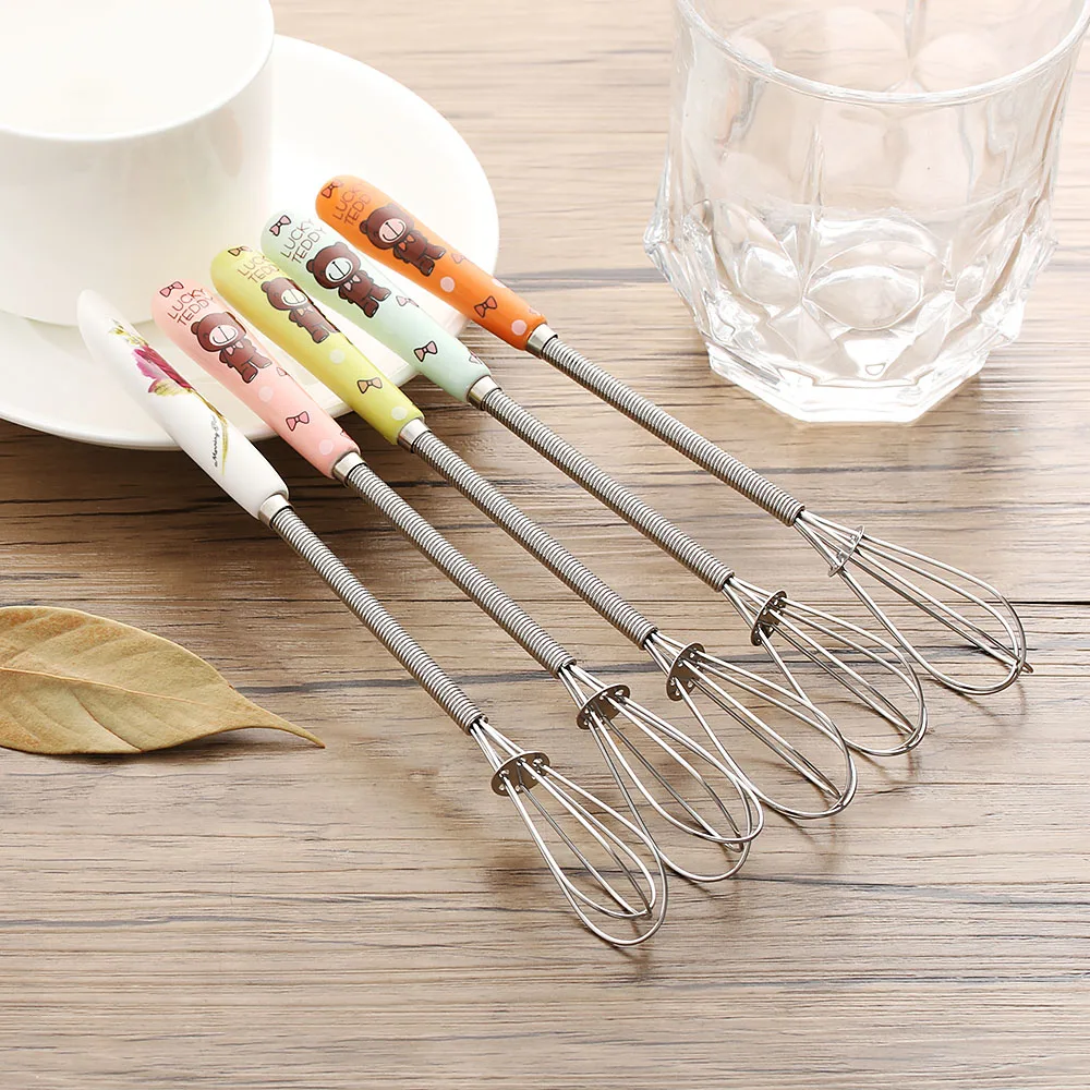 1 шт. мешалка из нержавеющей стали керамическая ручка для взбивания яиц венчик