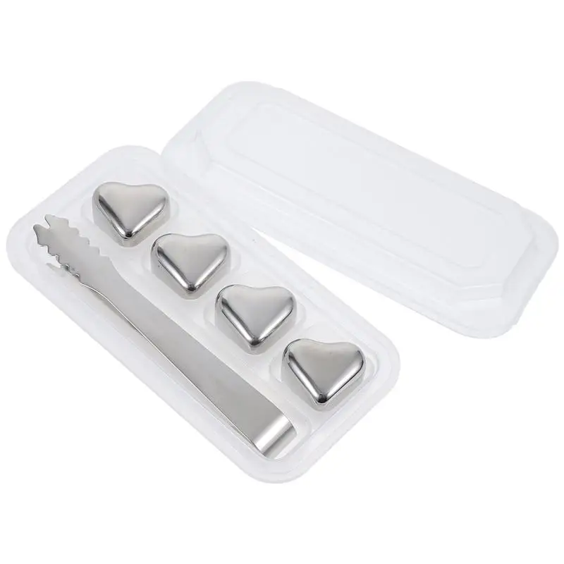 

1 Set Reusable Durable Lightweight Heart Shape Stainless Steel for Family Co-worker