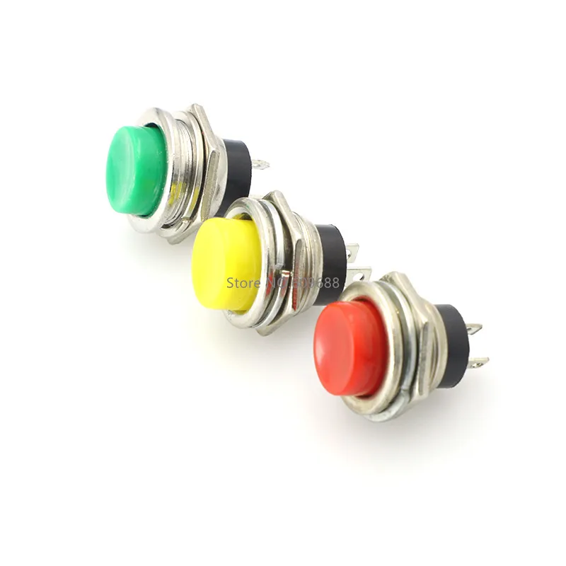 DS-212 DS212 SPST Мгновенный кнопочный переключатель с отверстием для крепления 16 мм