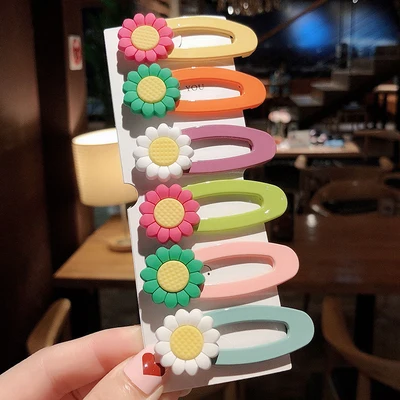 6pcs flower Новинка, 5-6 шт./компл., заколка для волос, заколка для прически, Аксессуары для красоты - Цвет: 6pcs flower