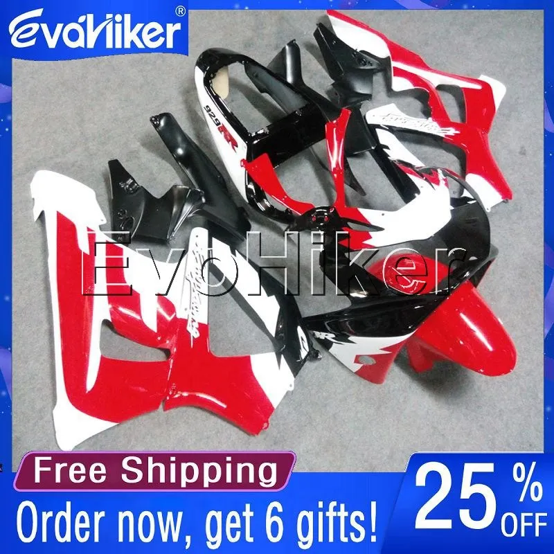 

Custom motorcycle fairing for CBR929RR 2000-2001 CBR 929 RR Injection mold motorcycle plastic cover red white+gifts