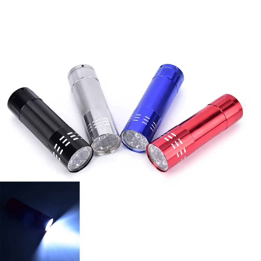 

AACAR 1Pc 9 LED Gel Nail Dryer UV Lamp Portable Mini Flashlight For Nail Gel Fast Dry Cure Nail Art Dryer Tools