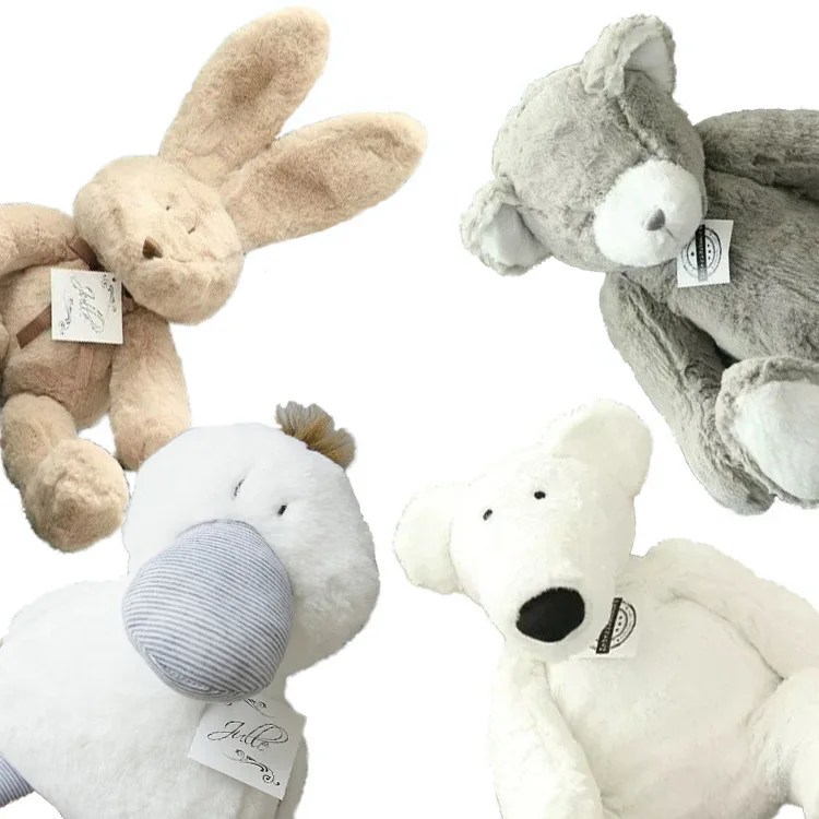 Симпатичный полярный медведь плюшевые игрушки мягкое животное утка кролик