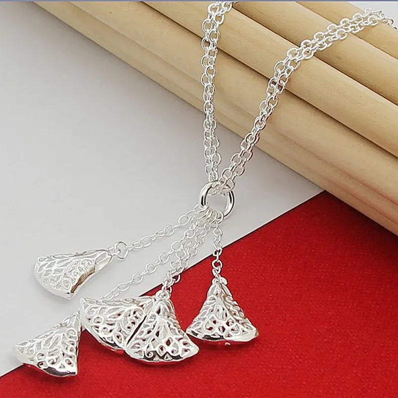 New Arrival Personality Necklace 925 Sterling Silver Fashion Elegant Heart Chain Fine Jewelry |