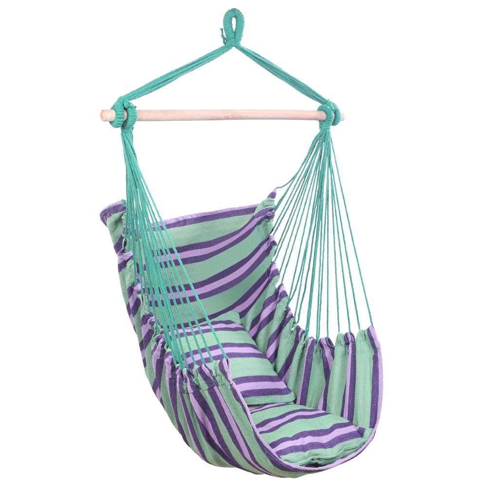 

Hiking Camping Hammock Portable Nylon Safety Parachute Hanging Chair with Pillow Swing Outdoor Person Leisure Chair