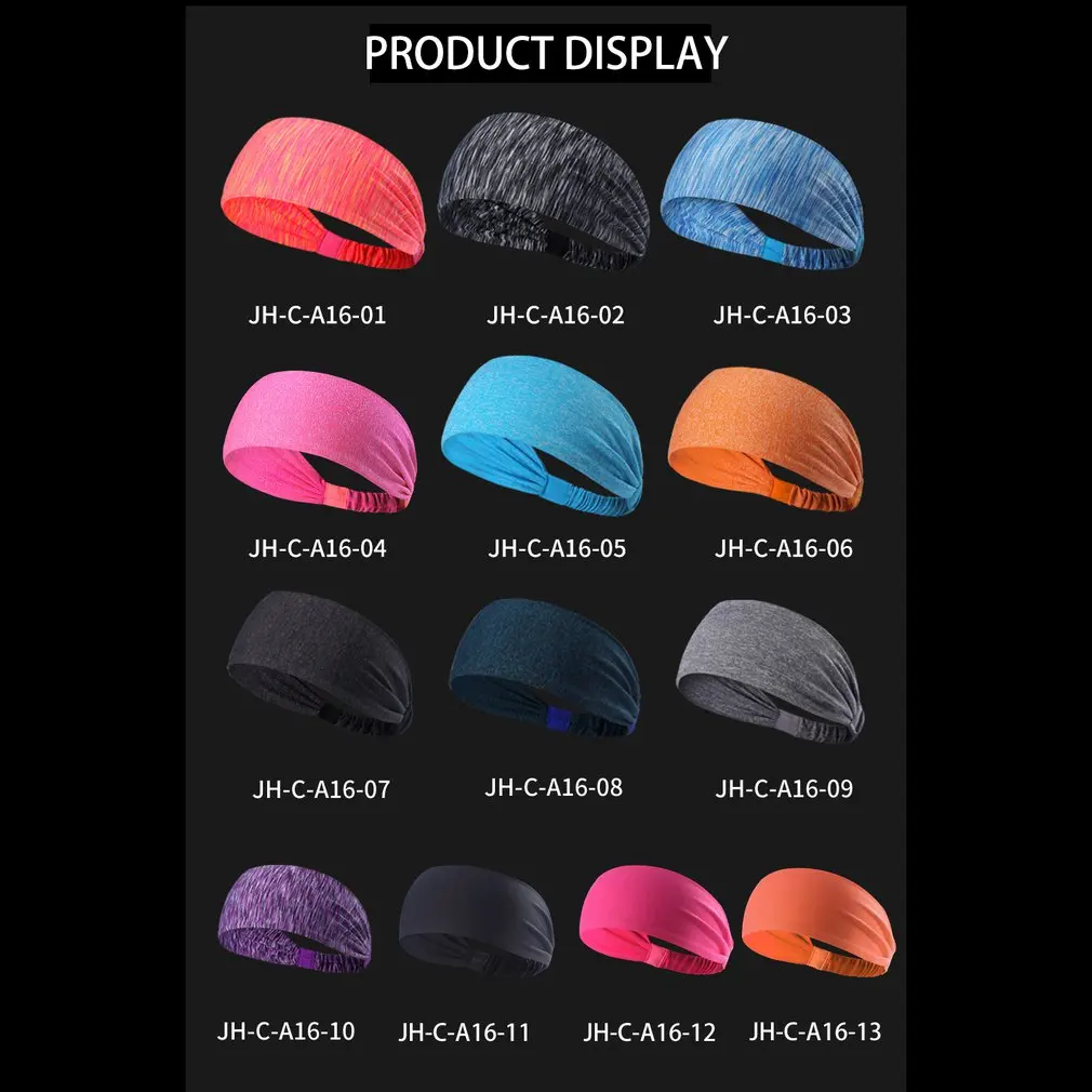 

Women Sports Yoga Hairband Antiperspirant Turban Quick-Drying Sweatband Hairband Running Fitness Headband