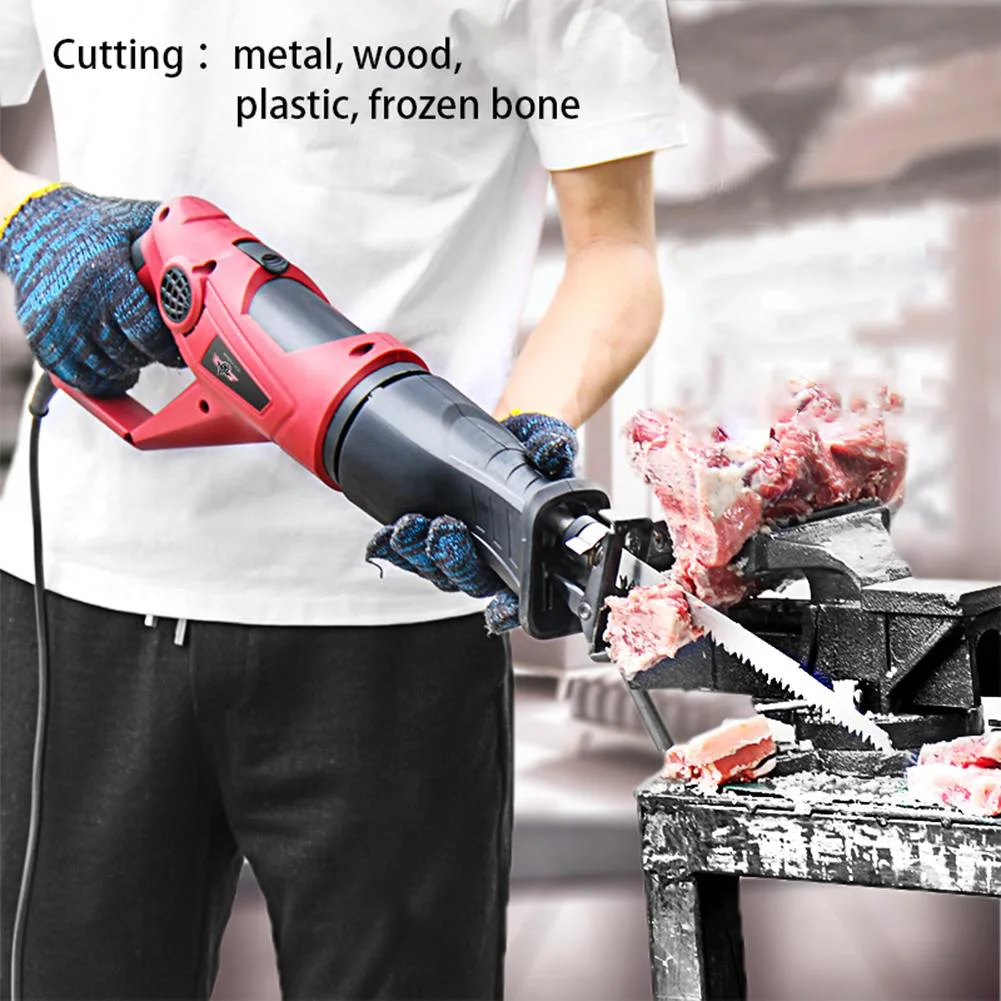 

5pcs Reciprocating Saw Blade Stainless Steel Blade Cutting Frozen Meat,Ice,Wood Woodworking Tube Power Tools Accessories