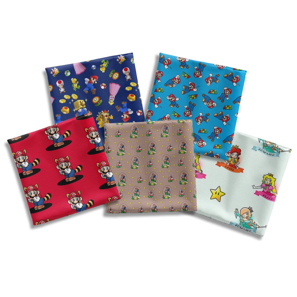 

Cartoon Game Character Peach Skin Velvet Pillowcase For Making Clothing Bags Decor For Home Sofa Pillow Cover 50*145cm
