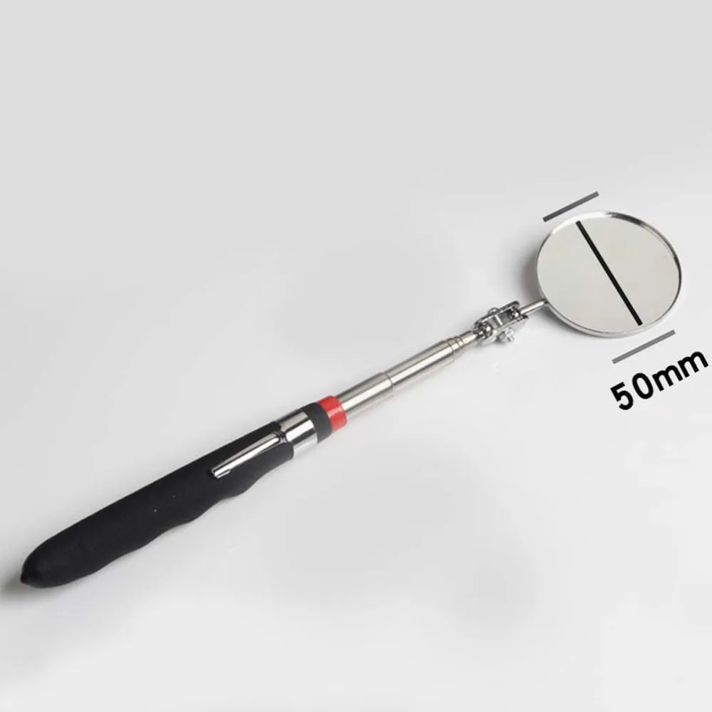 

5Pcs 50mm Vehicle Bottom Telescopic Inspection Mirror Amplification Detection Mirror Emergency