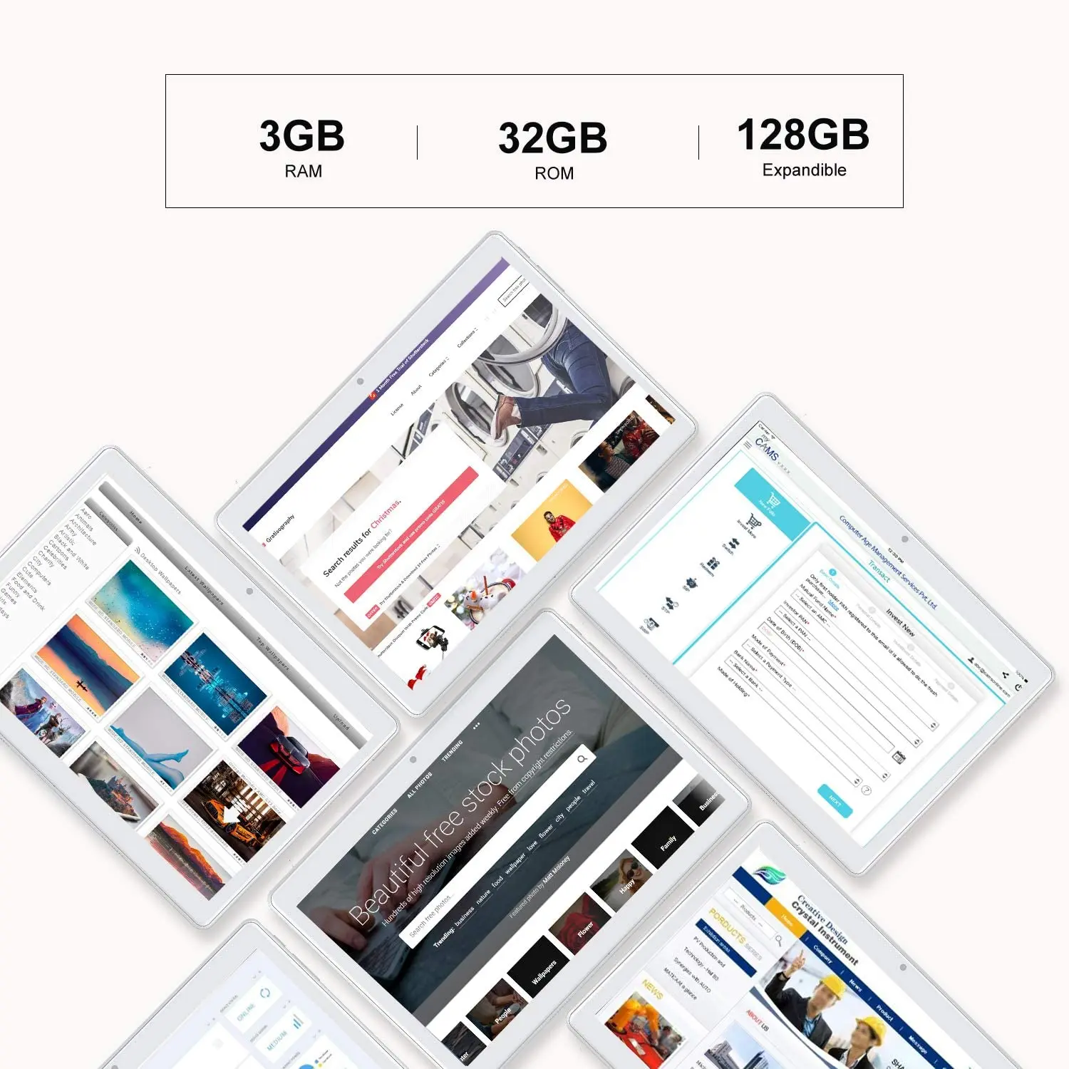 Глобальный андроид 10 дюймовый планшетный ПК Octa Core Android 9 0 3 Гб оперативной памяти