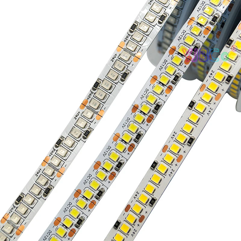 

High Bright DC12V 5m 120 LEDs/M 240 LEDs/M 2835 SMD LED Strip Light White/Warm White/Red/Green/Blue Flexible Lamp Tape IP20/IP65