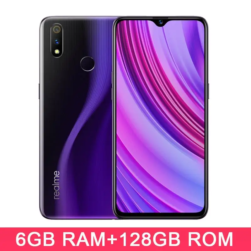 6GB 128GB Purple Realme 3 Pro глобальная версия 6 ГБ ОЗУ 128 Гб ПЗУ Snapdragon 710 AIE мобильный телефон 4045 мА батарея мобильного телефона VOOC Быстрая зарядка 3,0 - Цвет: 6GB 128GB Purple