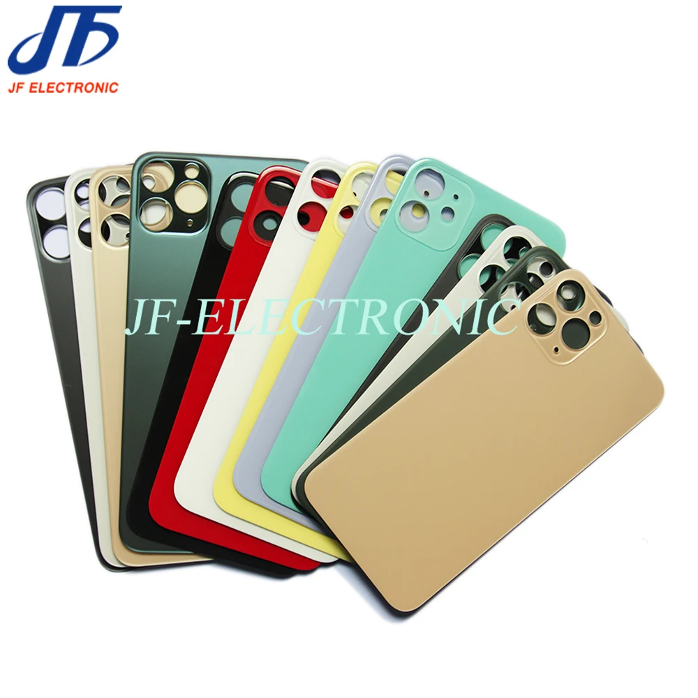 5 шт. стеклянная крышка для задней батареи широкая камера отверстие iPhone 11 pro max