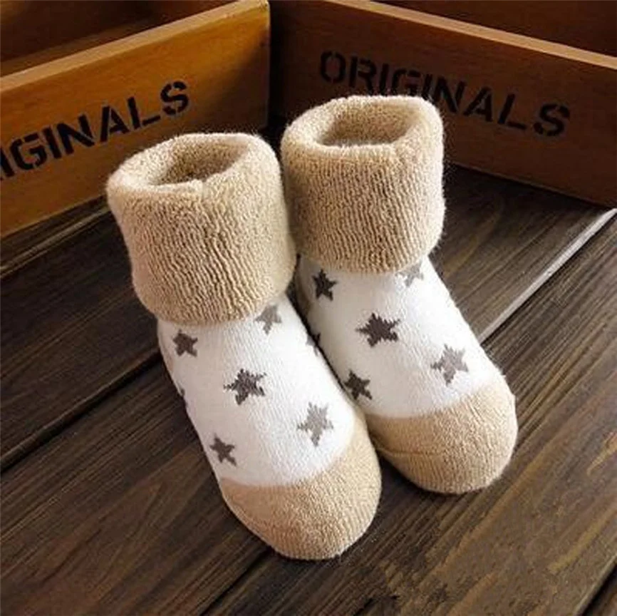 Socks Baby Infant Toddler Boys Girls Cartoon Cute Animals Sock Anti-Slip Knitted Keep Warm stockings | Детская одежда и обувь