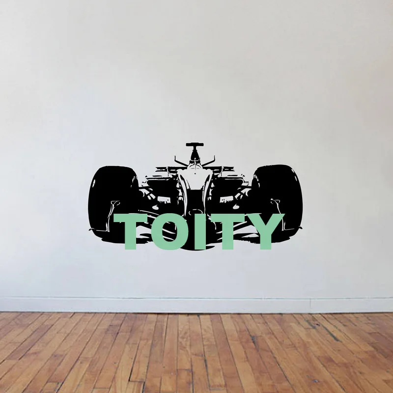 29 дизайнов спортивный автомобиль гоночная скорость быстрая F1 настенная художественная наклейка высечка Виниловая наклейка для спальни дома Декор Фреска - Цвет: H57cm x W133cm
