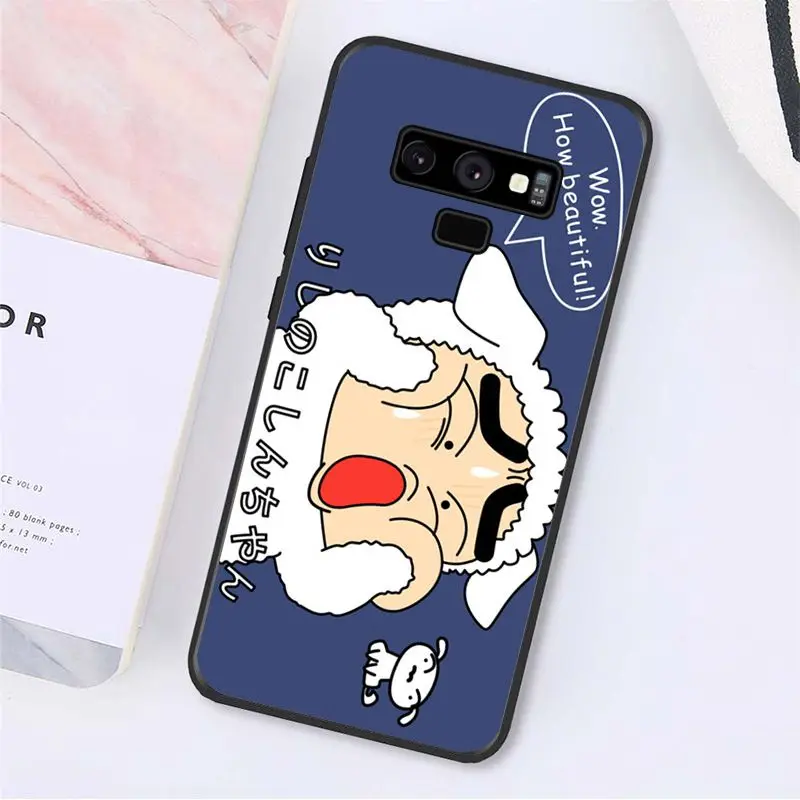 Babaite Kawaii Аниме Мультфильм Crayon Shin-chan чехол для телефона для samsung Galaxy A50 Note9 8 7 5 10 Pro J5 J6 Prime J7 DUO
