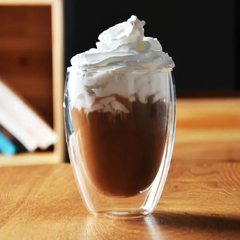 Улучшенная двухслойная вакуумная кружка для кофе с защитой от ожога фруктовый