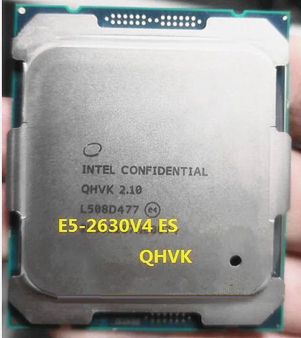 Оригинальный процессор Intel Xeon ES la Version E5 2630V4 QHVK 2 10 ГГц ядер 25 Мб 2630 V4 85 Вт Envio gratis