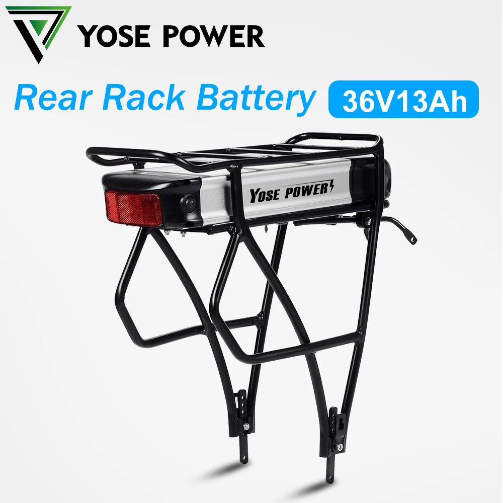 

18650 electric bike battery rear battery 36v battery pack for electric bike Pedelec Prophete bateria 36V500W luggage Mifa ebike