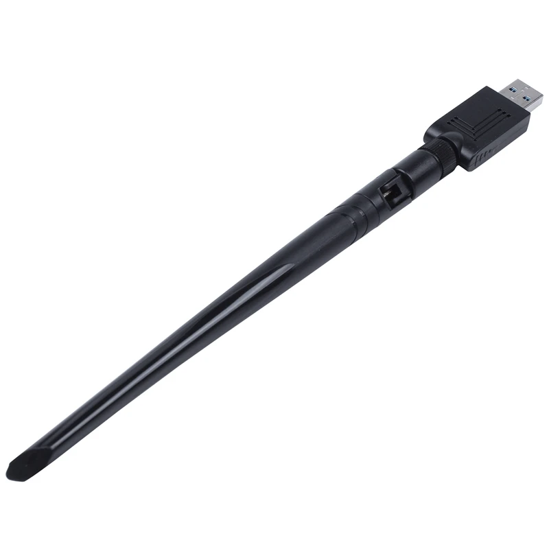

Usb 3.0 Wifi Adapter Ac 1200Mbps 5G/2.4G Dual Band Wifi Dongle Wireless Network Adapter With 5Dbi High Gain Antenna, Support Com